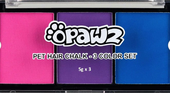 OPAWZ 3-Color Pet Hair Chalk Set