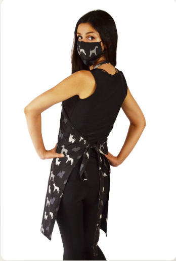 Terrier Breed Print Waterproof Hair Resistant and Bleach Resistant Apron - 613