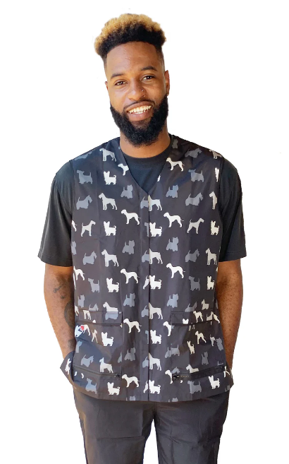 LADYBIRD Men's Terrier Print Waterproof Vest - 815