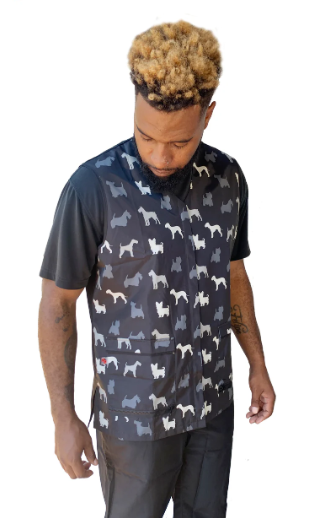 LADYBIRD Men's Terrier Print Waterproof Vest - 815