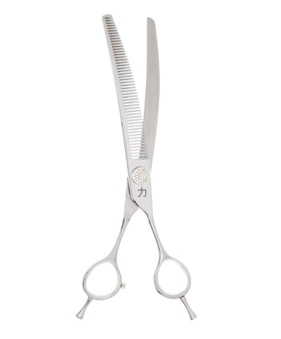 7.5" BP 50 Tooth Curved Blender Thinner Pet Grooming Shear