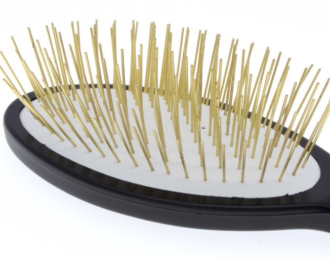 Bucchelli 9" BGSM Oval Gold Pin Grooming Brush