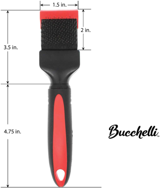 Bucchelli Flexible Double Sided Pin Slicker Brush