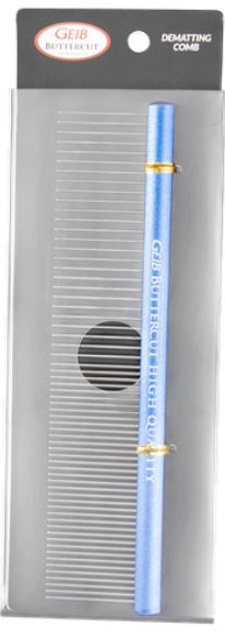 Comb Blue Large, 7.5'' Deep Spine 50/50 Teeth