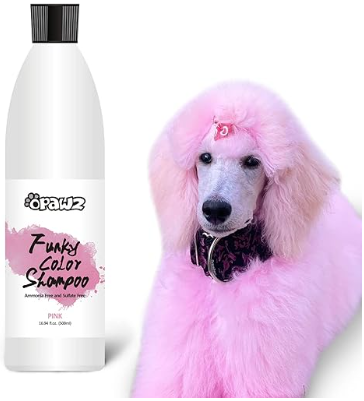OPAWZ Funky Color Shampoo Color Depositing Shampoo for Dogs Pink 500mL