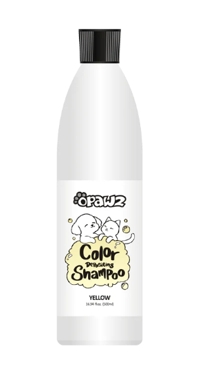 OPAWZ Funky Color Shampoo Color Depositing Shampoo for Dogs, Yellow 500mL
