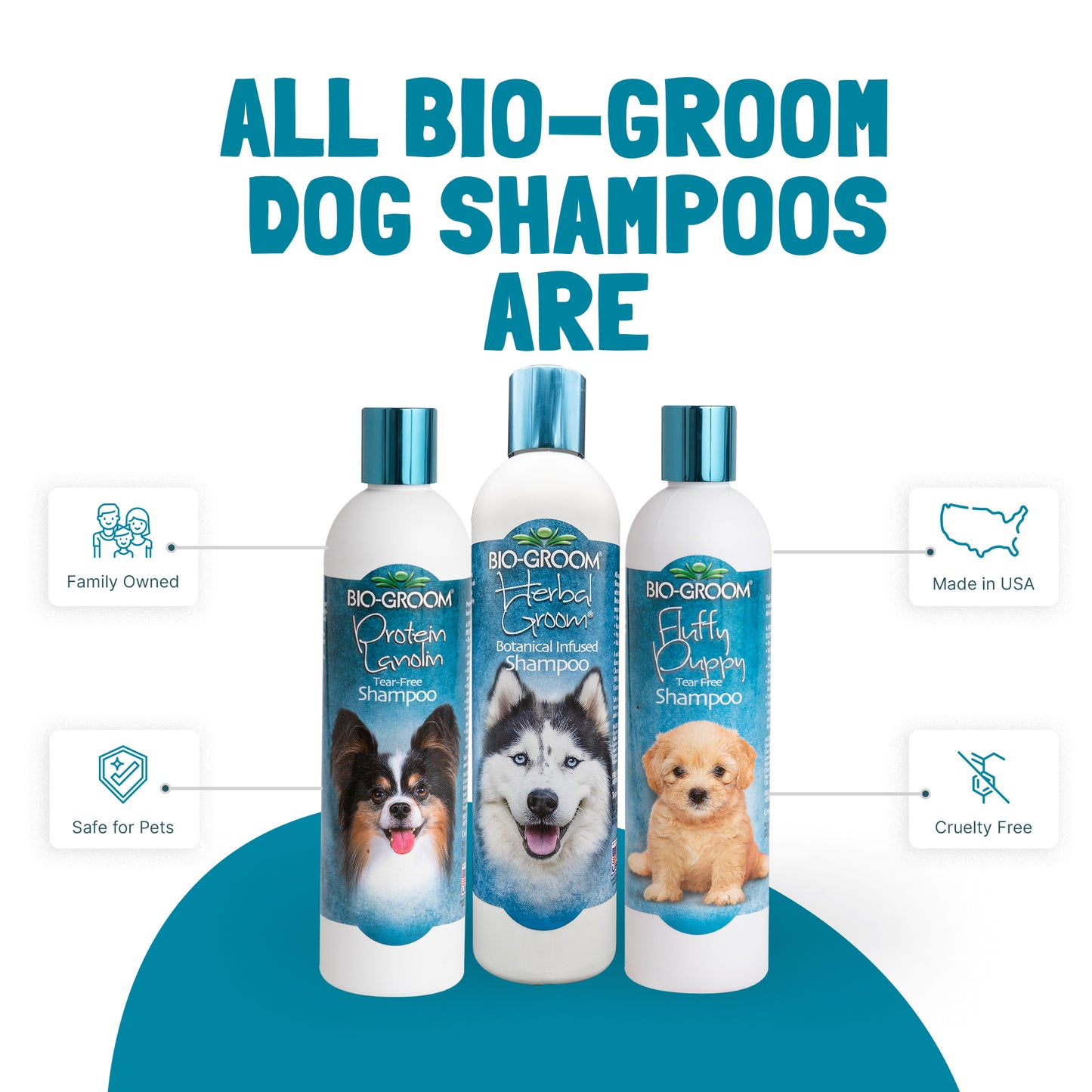 Herbal Groom® Tear-Free Dog Shampoo