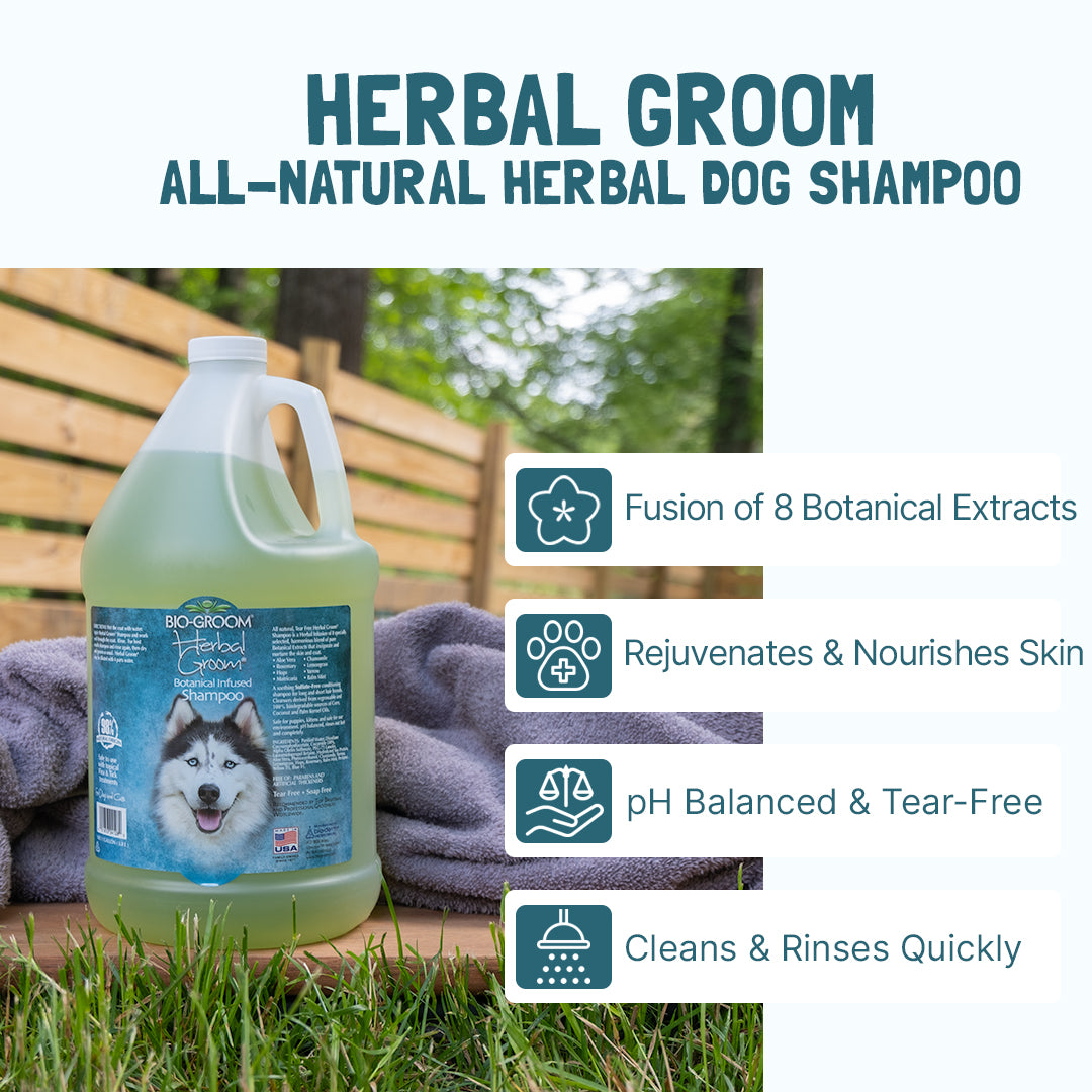 Herbal Groom® Tear-Free Dog Shampoo