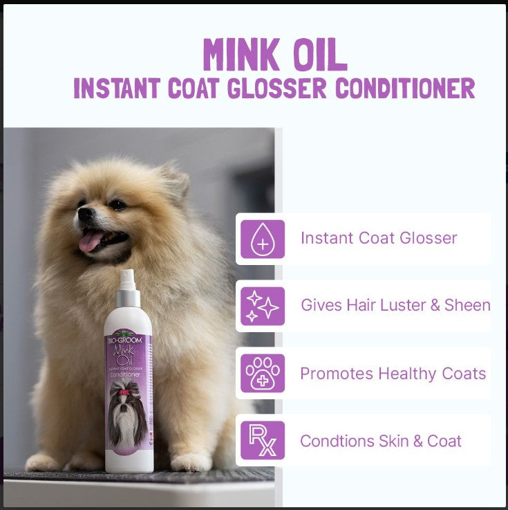 Mink-Oil Instant Coat Glosser Dog Conditioner
