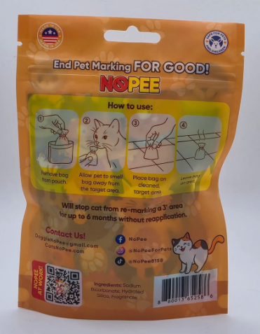 Cat Marking Prevention White with Cats