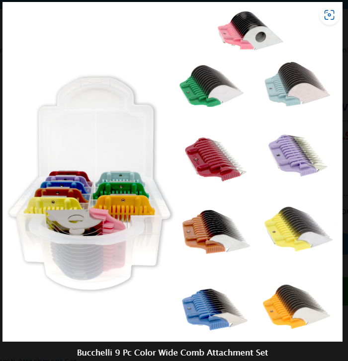 Bucchelli BWCMB 9 Wide Comb Attachment Set