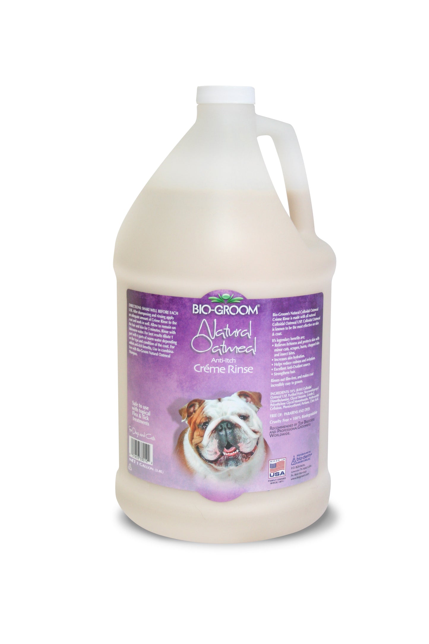 BIO-GROOM Natural Oatmeal Soothing Anti-Itch Creme Rinse Dog Conditioner