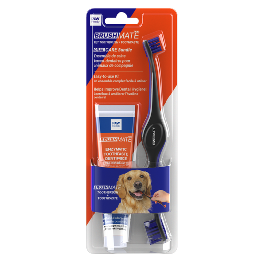 Paw Ready BrushMate Premium Toothbrush and Toothpaste