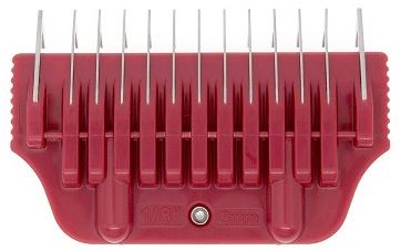 Bucchelli #5 1/8" Maroon Wide Comb Attachment 3mm
