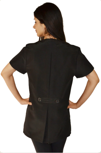 Rhinestone Zipper Water Resistant Hair Resistant Bleach Resistant Grooming and Styling Smock for Pet Groomers - 650