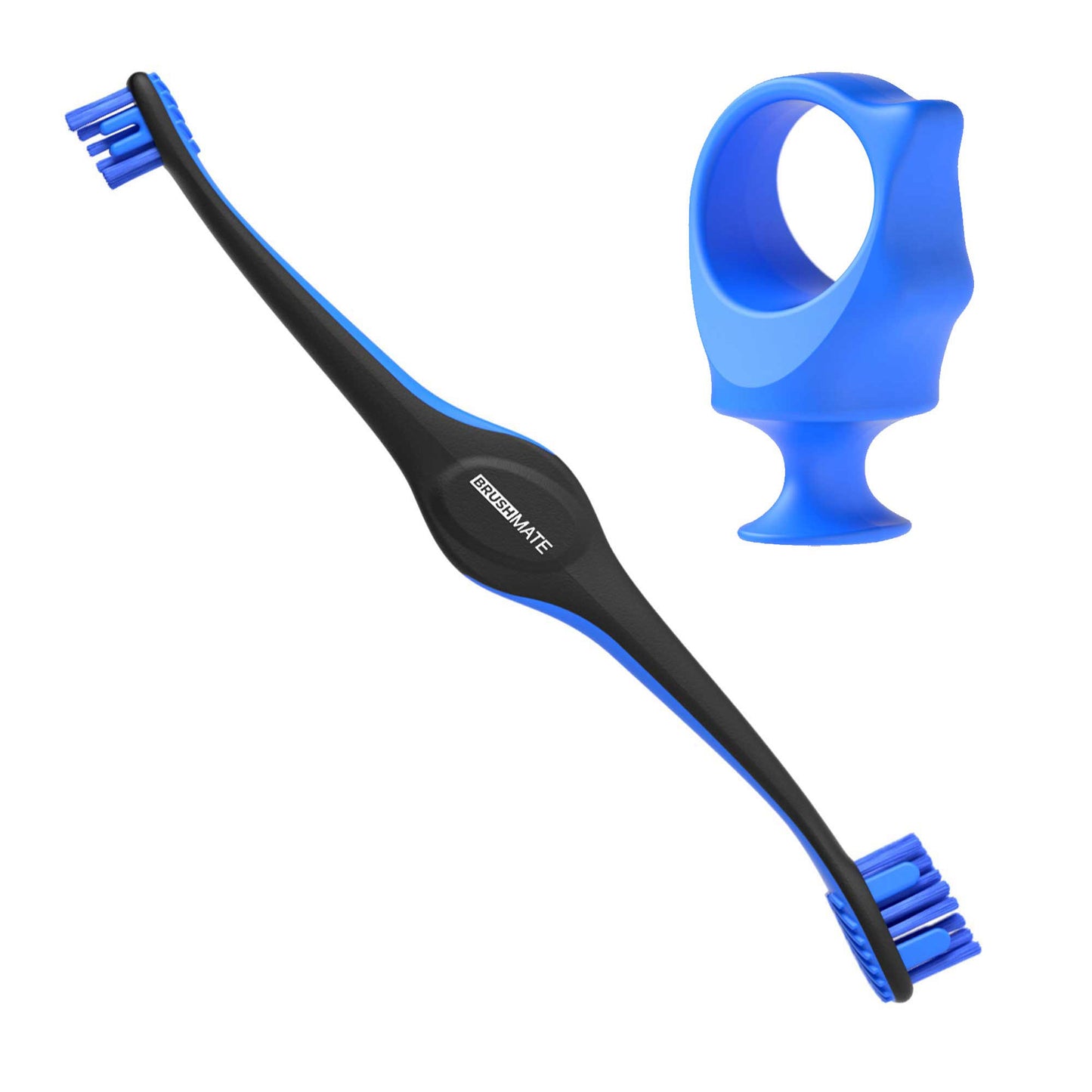 Paw Ready BrushMate Premium Toothbrush with Biteblock - Blue