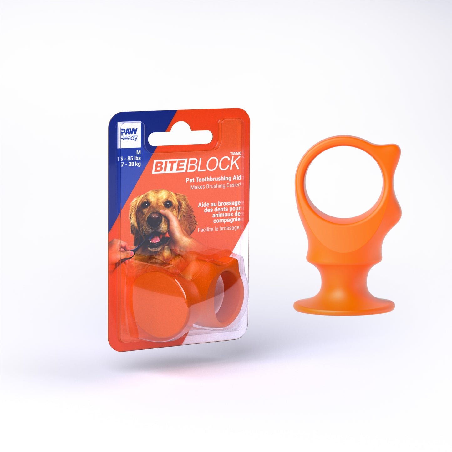 Paw Ready Biteblock - Orange