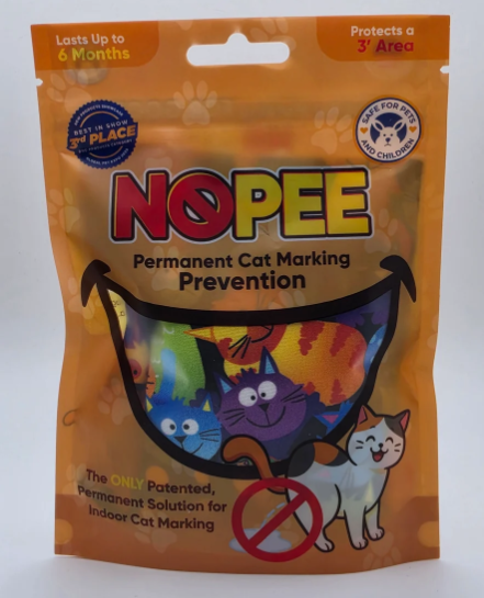 Cat Marking Prevention Black with Multi-Color Cats