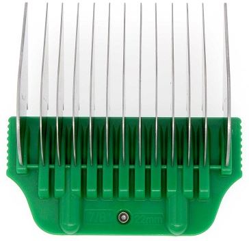 Bucchelli #C 7/8" Green Wide Comb Attachment 22mm