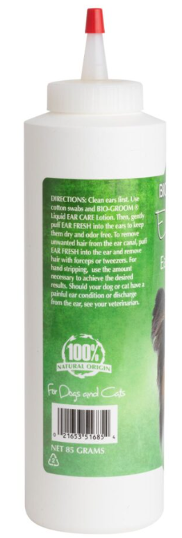 BIO-GROOM Ear-Fresh™ Grooming Ear Powder for Dogs