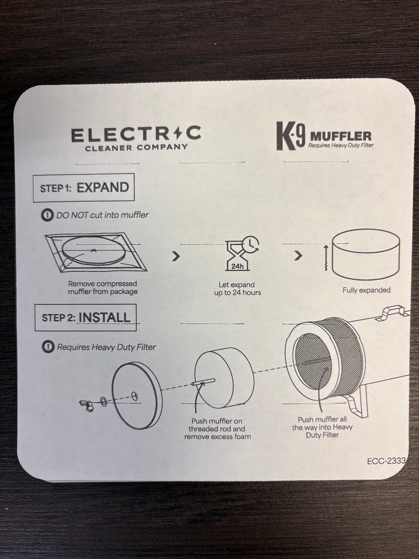 Heavy Duty Filter With K-9 Muffler