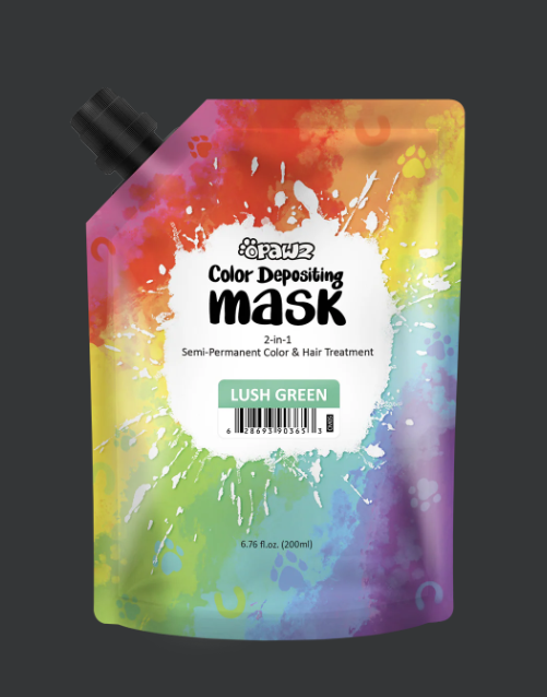 OPAWZ Color Depositing Mask - Lush Green- 200ml