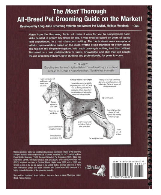Note from the Grooming Table Spiral-bound