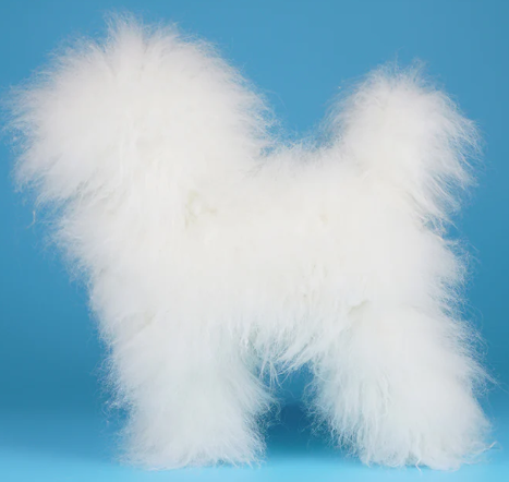 OPAWZ Teddybear Whole Body Dog Wig - White
