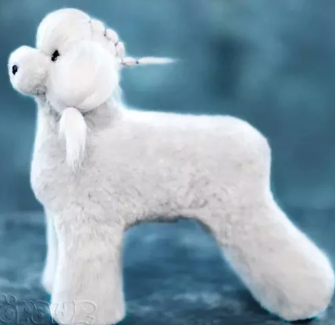 OPAWZ Teddybear Whole Body Dog Wig - White