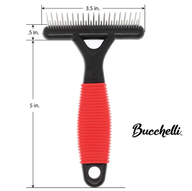 Bucchelli Double Tooth Undercoat Rake