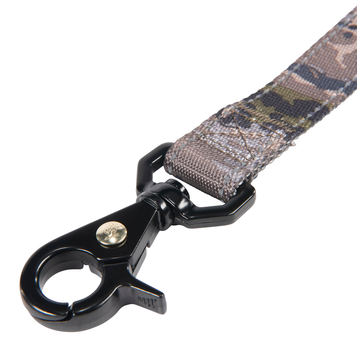 Browning Classic Webbing Camo Leash, 6ft x 1in Ovix Camo