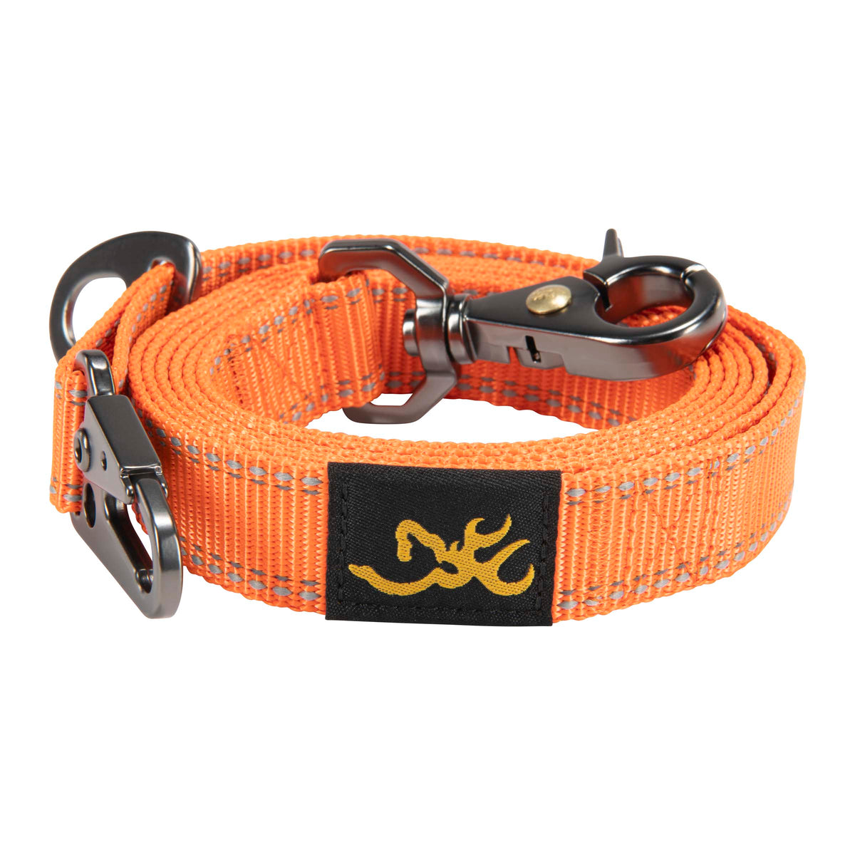Browning CLASSIC WEBBING LEASH, 6FT X 1IN Safety Orange